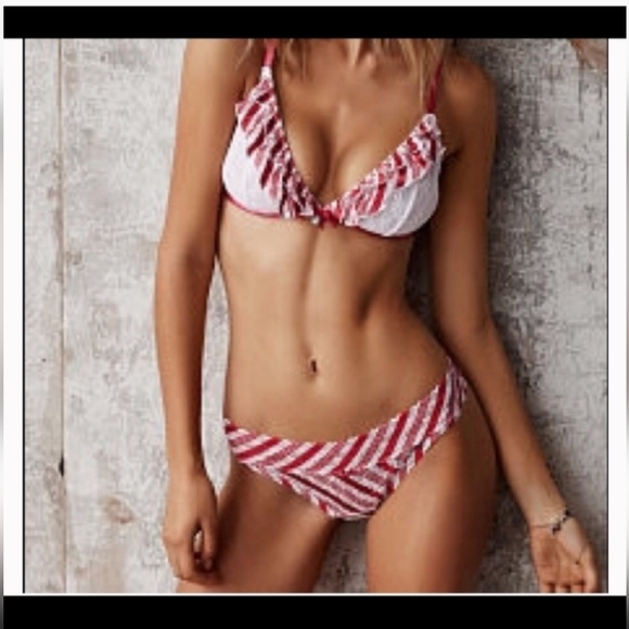 Victoria secret Candy Cane Thong Panties-OS - Picture 7 of 7